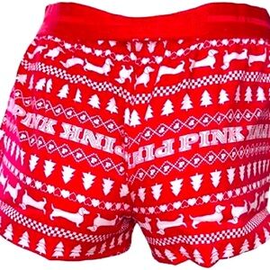 The most comfortable PINK Christmas pj Shorts you’ll ever wear!!